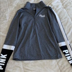 Pink Quarter-Zip Jacket